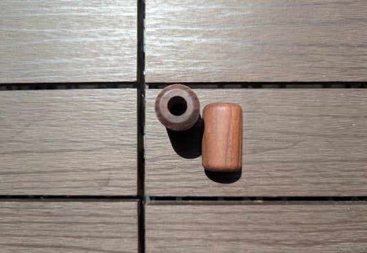 Steam wand wooden heat guard