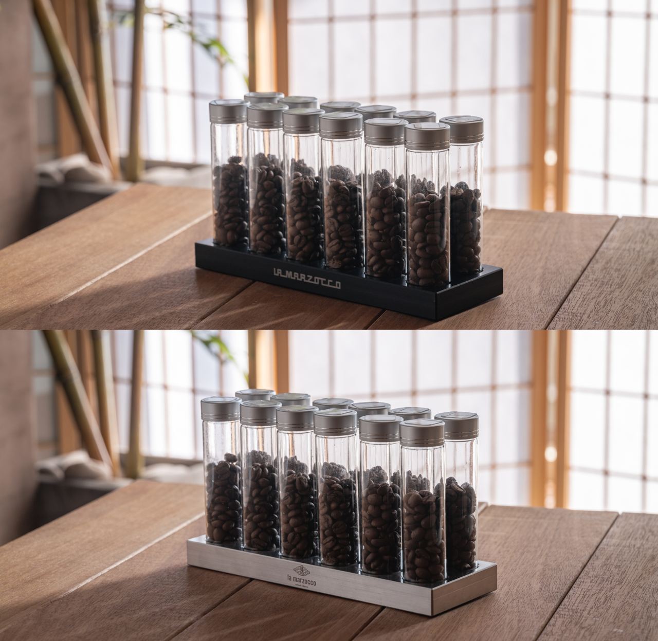 12 Tubes Aluminum 20/25g Coffee Bean Storage Tubes w Degas Valve