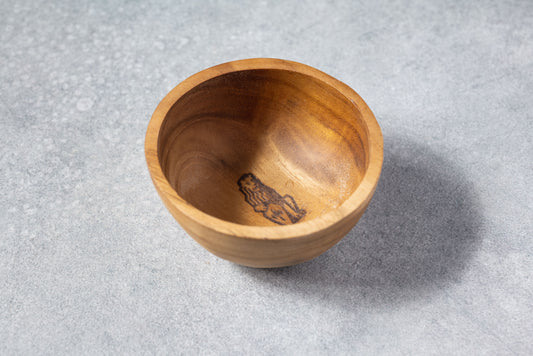 Teak Coffee Bean Bowl / Dosing Cup