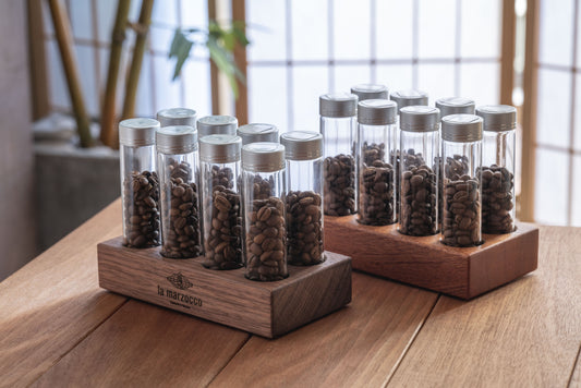 8 Tubes 20g / 25g Coffee Beans Storage Tube w optional Degas Valve