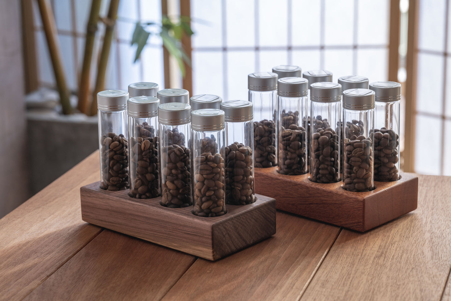 8 Tubes 20g / 25g Coffee Beans Storage Tube w optional Degas Valve