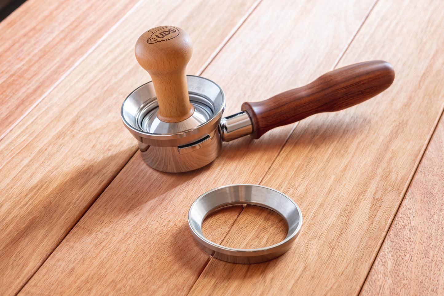 Tamp Through 58mm Steel Dosing Ring / Funnel