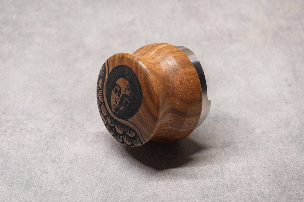 58mm (e61) /53mm (Breville/ Sage) Distributor / Leveler / OCD for Espresso Coffee Wood - Custom Engraving Included