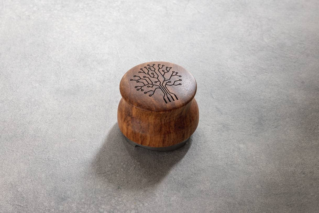 58mm (e61) /53mm (Breville/ Sage) Distributor / Leveler / OCD for Espresso Coffee Wood - Custom Engraving Included