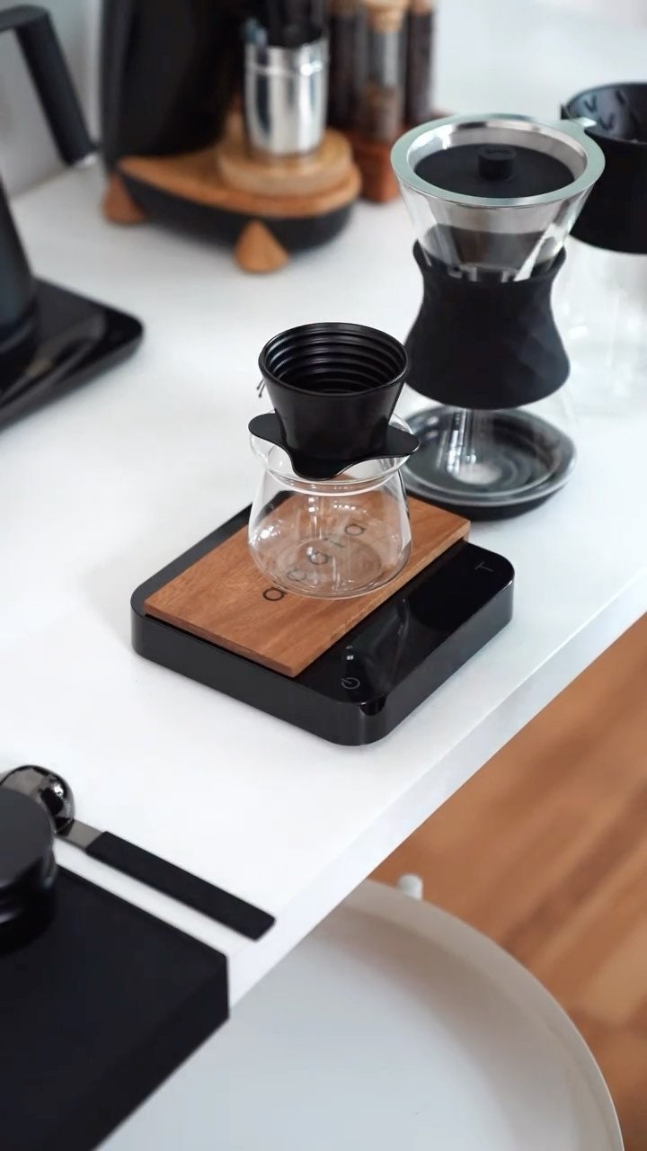 Acaia Pyxis, Lunar & Pearl Scale Wood Scale Mat Cover