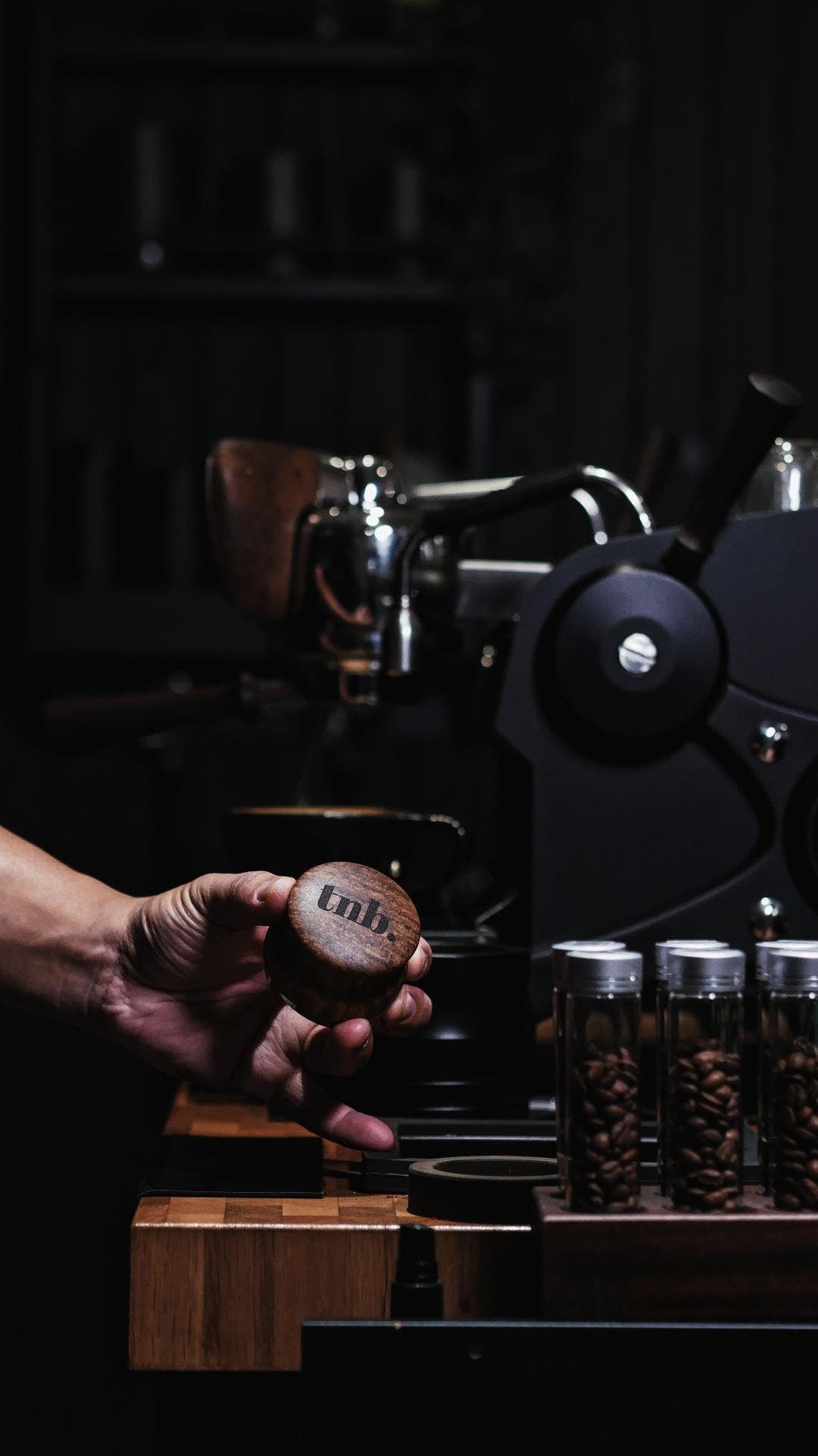 58mm (e61) /53mm (Breville/ Sage) Distributor / Leveler / OCD for Espresso Coffee Wood - Custom Engraving Included