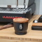 Dosing cup Blind Tumbler, Shaker style with wood lid