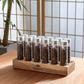 12 Tubes Wood 20g / 25g Coffee Beans Storage Tubes w optional Degas Valve