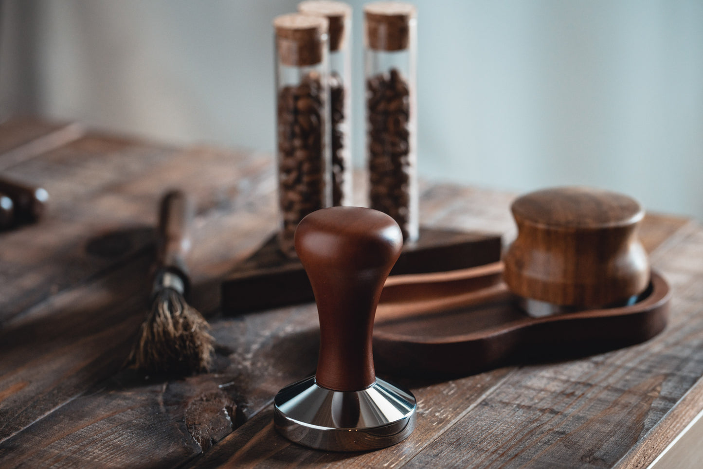 58mm, 53mm Tamper for Espresso - Wood