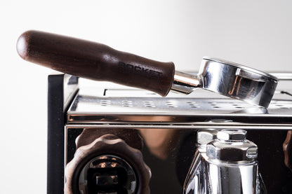 Walnut Rocket Espresso Wood Parts - Engraved Portafilter, 2 Big Knobs and Brewing Lever Knob