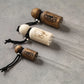 0.3mm Wooden Magnetic WDT - 9 Prong / 4 Prong With Vegan Leather Strap