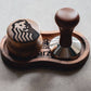 Wood Tray / Holder / Stand for Espresso Tamper and Distributor / OCD  (Custom Engraved)